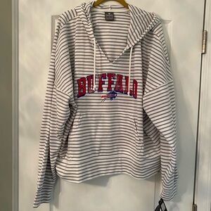 Buffalo bills Striped Hoodie